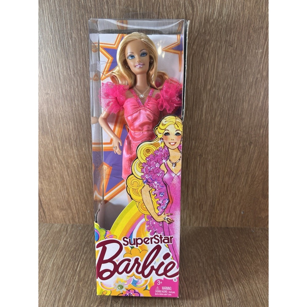 Mattel Superstar Barbie Doll 2009 #T2408 Then & Now Collector Edition NRFB